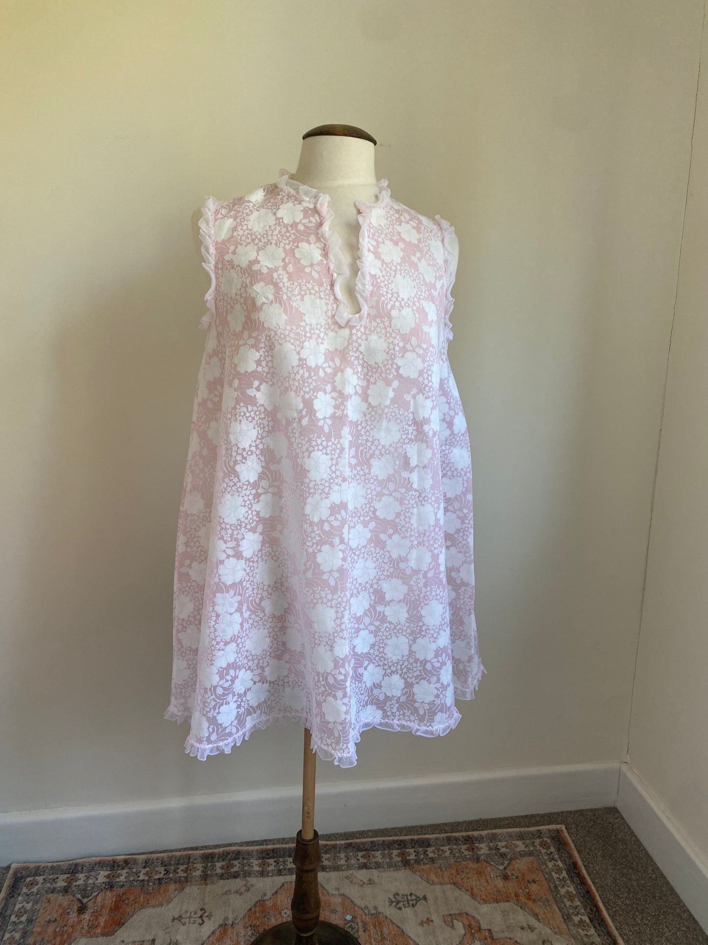 Sheer Pink Vintage Babydoll