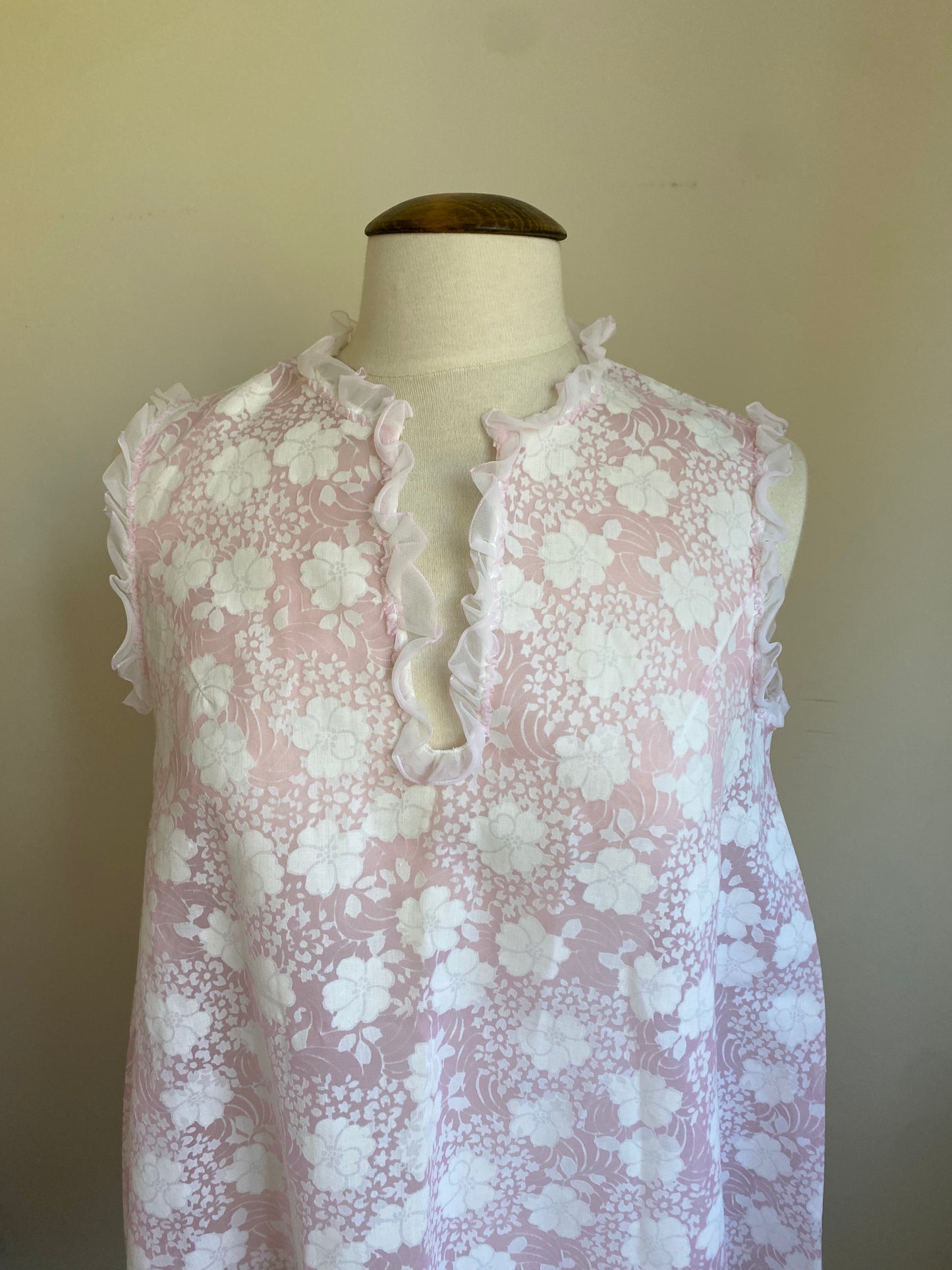 Sheer Pink Vintage Babydoll
